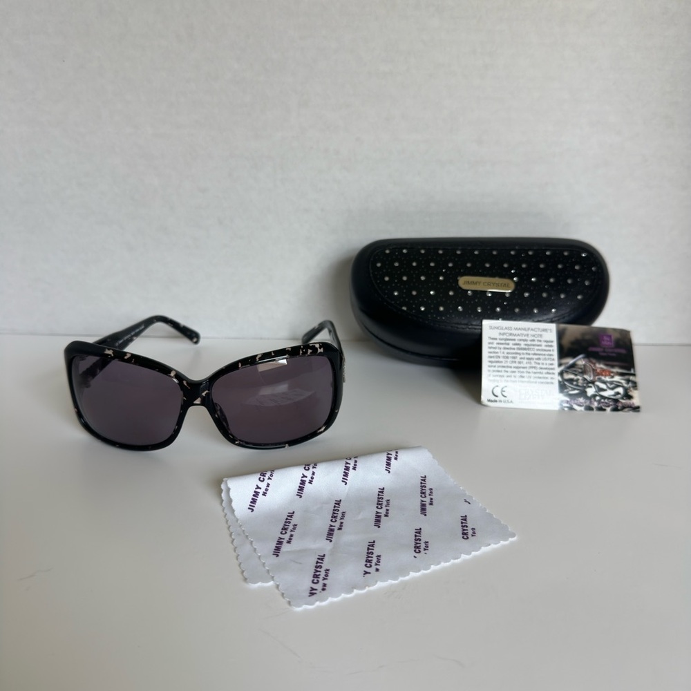 Jimmy Crystal Sunglasses with Case